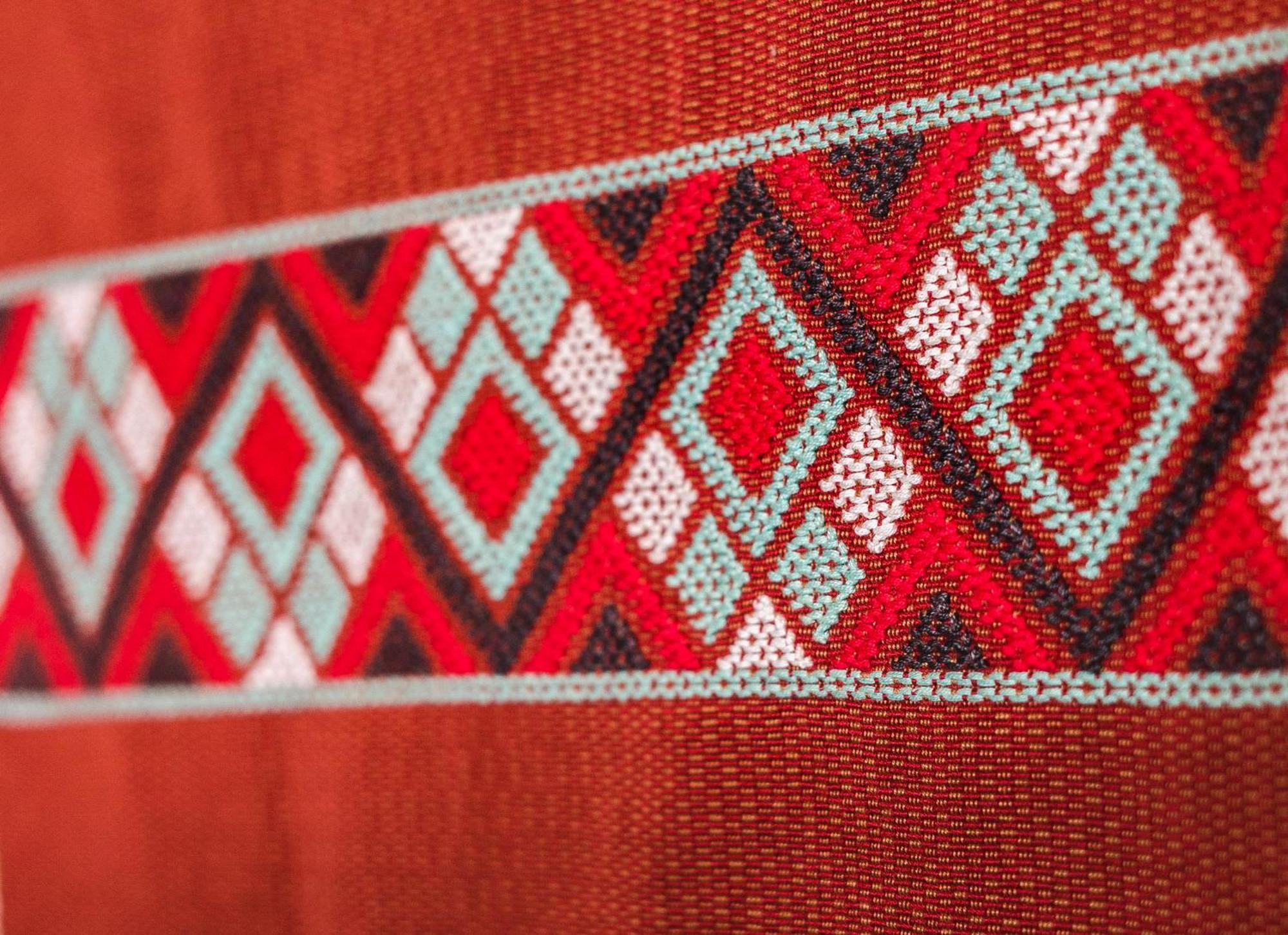 Yox Hotel Boutique San Cristóbal de Las Casas Værelse billede Detail of a traditional kilim
